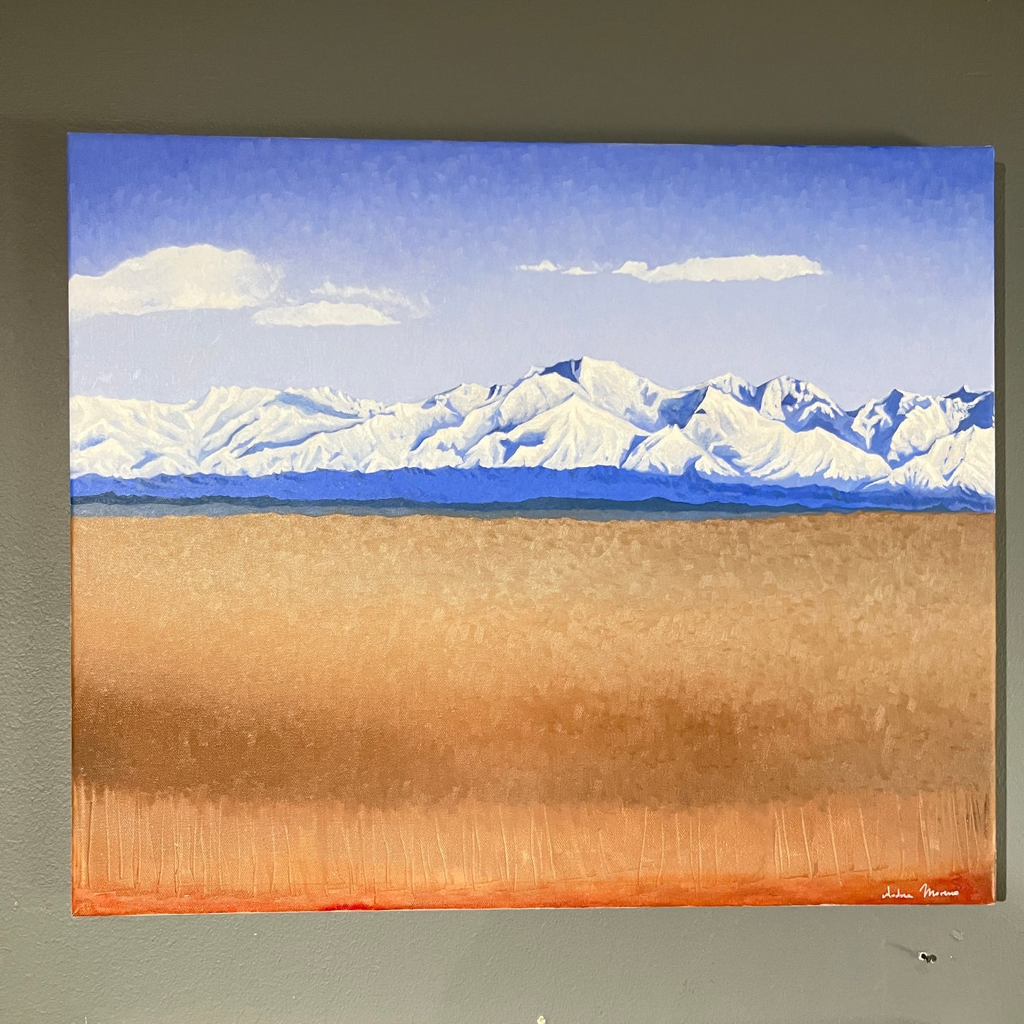 "Cordillera Invierno"  60 x 50 cm