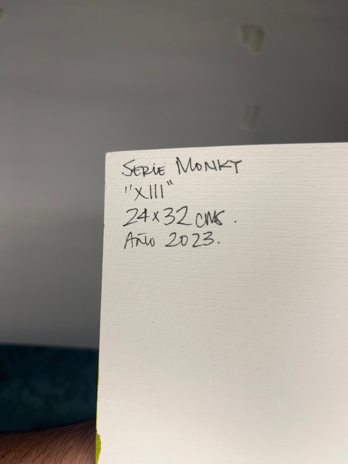 Serie Monky: "XIII" 24 x 32 cms / 9.5 x 12.6 In - 2023
